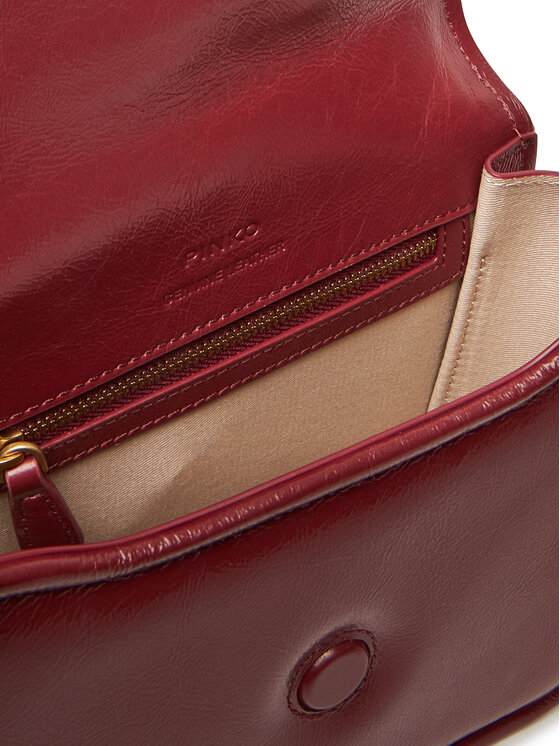 PINKO PINKO Torbica Love Box Bag Fl Mini PE 25 PLTT 104297 A26J Tamnocrvena