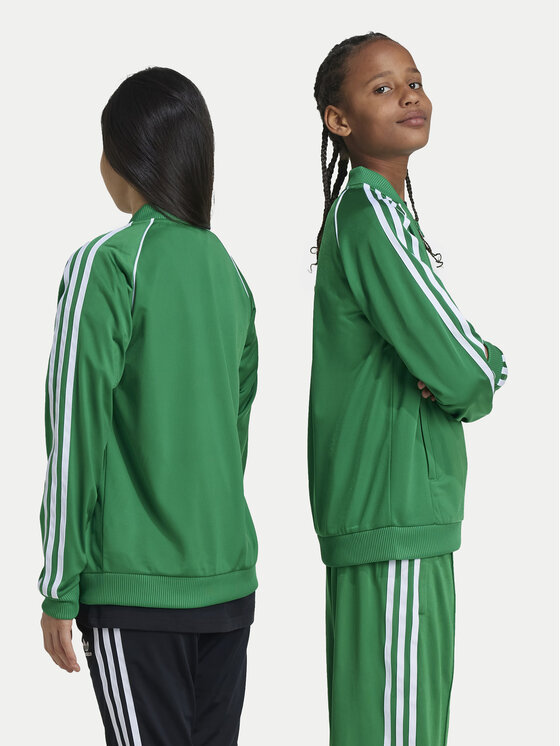 adidas adidas Džemperis ar kapuci adicolor SST IY7458 Zaļš Regular Fit