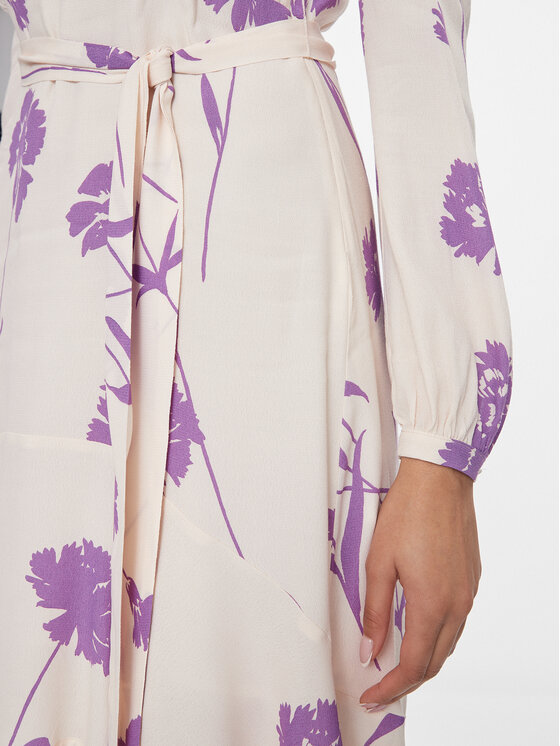 TWINSET TWINSET Každodenné šaty 241TP2602 Écru Regular Fit
