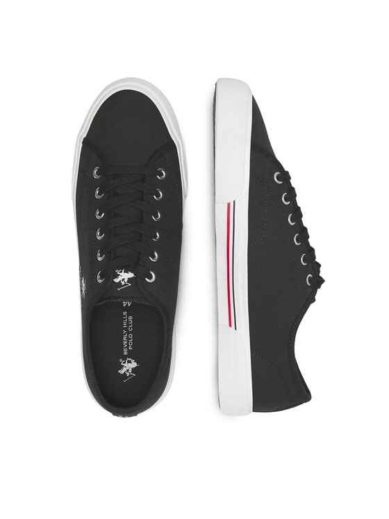 Beverly Hills Polo Club Beverly Hills Polo Club Sneakers aus Stoff M-24MVS5012 Schwarz
