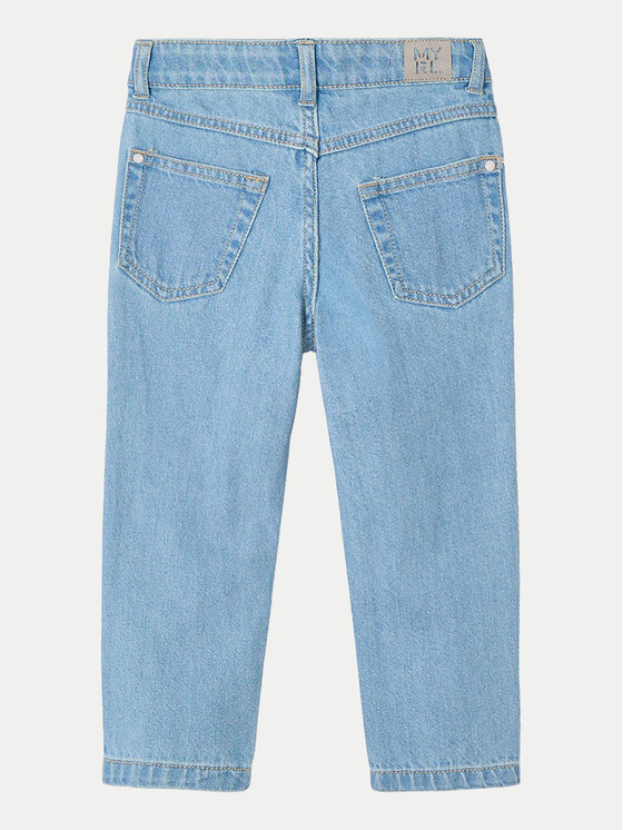 Mayoral Mayoral Jeans hlače 3554 Modra Mom Fit