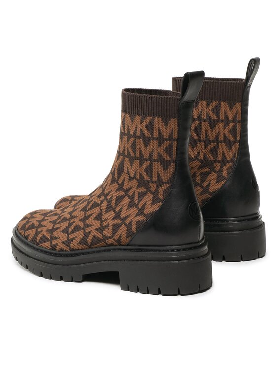 MICHAEL Michael Kors MICHAEL Michael Kors Μποτάκια Comet Lug Bootie 40F2CMFE5Y Καφέ