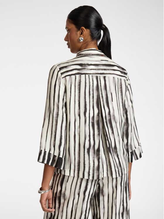 Elena Mirò Elena Mirò Camicia 5009Z000043N001 Nero Regular Fit