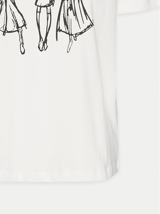 Vero Moda Vero Moda T-shirt Romy 10320297 Bijela Regular Fit