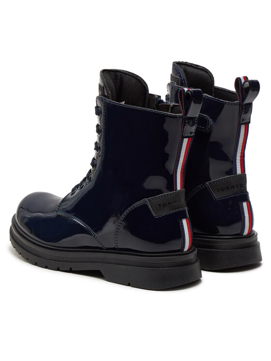 Tommy Hilfiger Tommy Hilfiger Čizme T4A5-33588-0775 M Tamnoplava