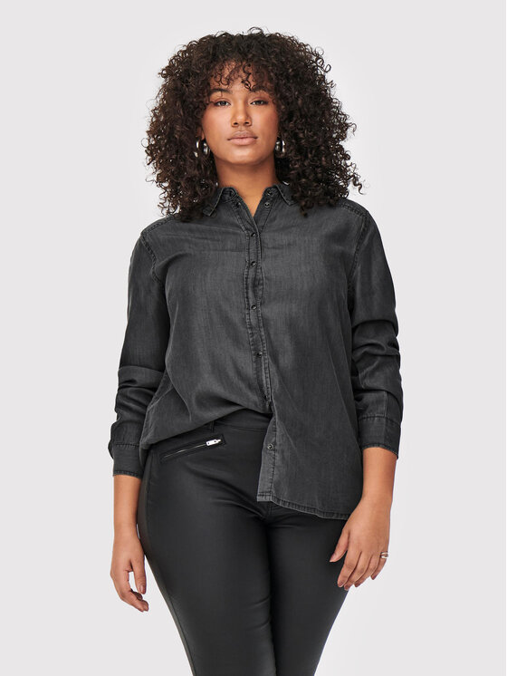 ONLY Carmakoma ONLY Carmakoma Koszula Canto 15237482 Szary Regular Fit