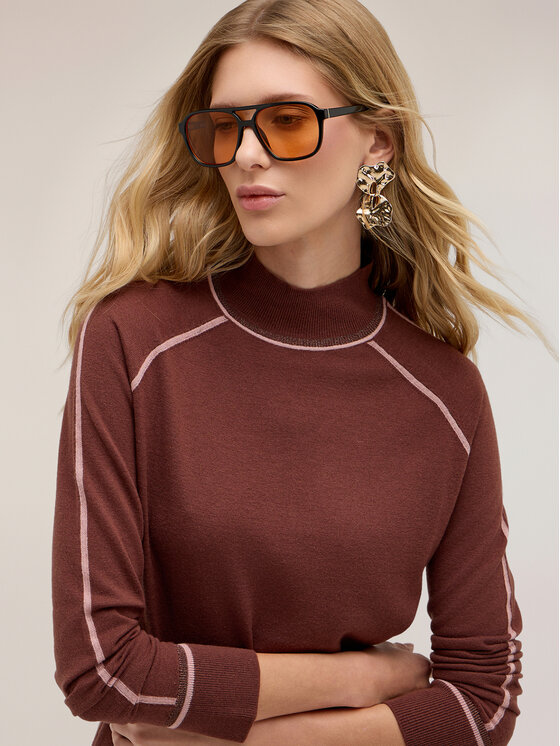 Motivi Motivi Dolcevita M471W004182N0V2 Marrone Regular Fit