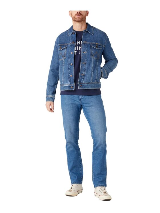 Wrangler Wrangler Jeansy W12SHN42M Niebieski Slim Fit
