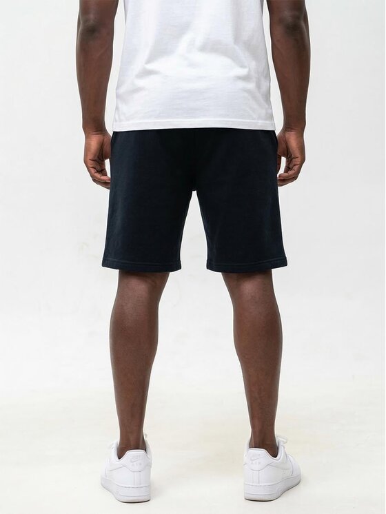 Jigga Wear Jigga Wear Szorty materiałowe Krótkie spodenki dresowe 131099 Czarny Regular Fit