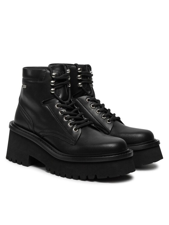 Liu Jo Liu Jo Schnürstiefeletten SF4131 PO102 Schwarz