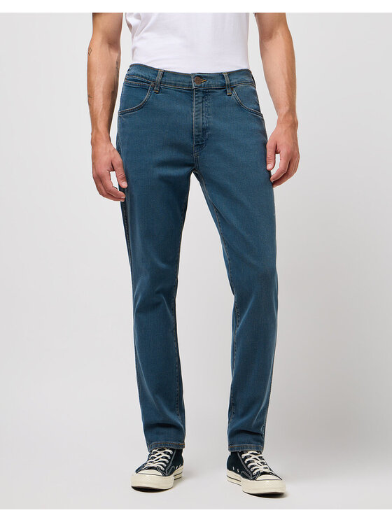 Wrangler Wrangler Jeansy LARSTON Niebieski Slim Fit
