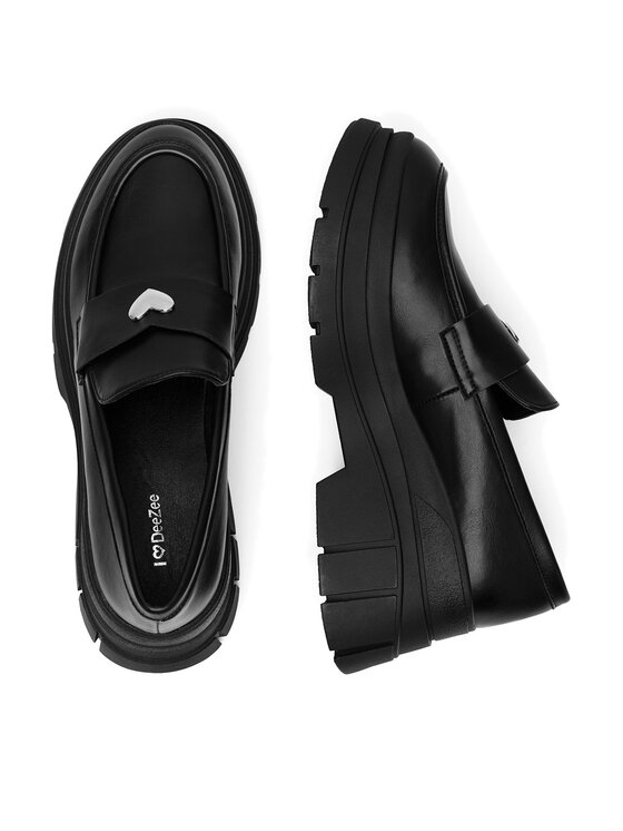 DeeZee DeeZee Loafersy 20253-5B Czarny