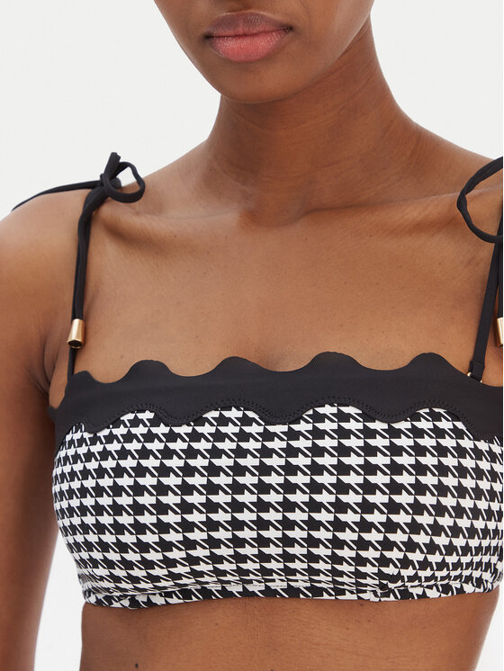 Seafolly Seafolly Верх від купальника Gia Check Ric Rac 31436-282 Чорний