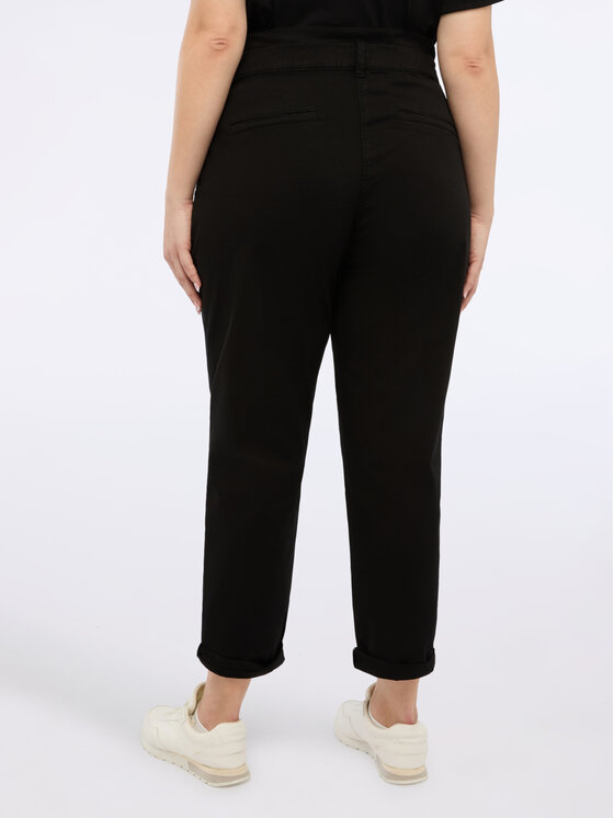 Fiorella Rubino Fiorella Rubino Spodnie materiałowe P725T004982N033 Czarny Regular Fit