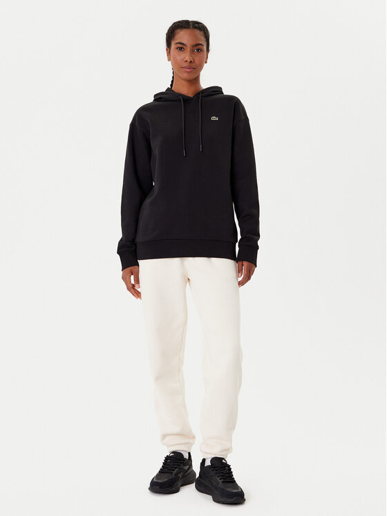 Lacoste Lacoste Світшот SF7612 Чорний Oversize