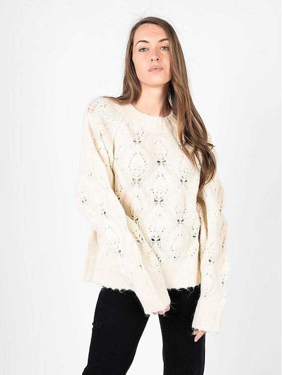 Silvian Heach Silvian Heach Πουλόβερ CVA22153MA Μπεζ Oversize