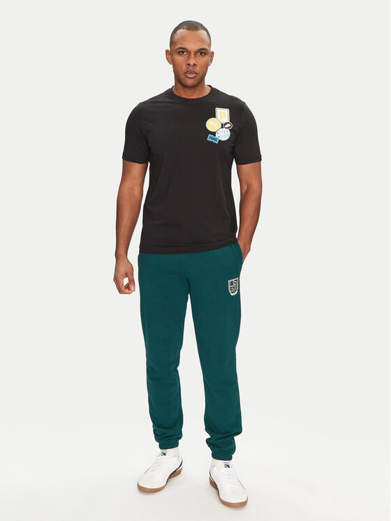 Puma Puma T-krekls Graphics Icon 684829 Melns Regular Fit