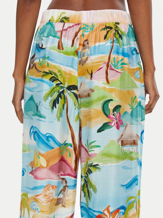Seafolly Seafolly Hlače South Pacific 55400-PA Šarena Relaxed Fit