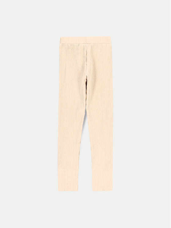 Coccodrillo Coccodrillo Legginsy ZC4122101RGJ Beżowy Slim Fit