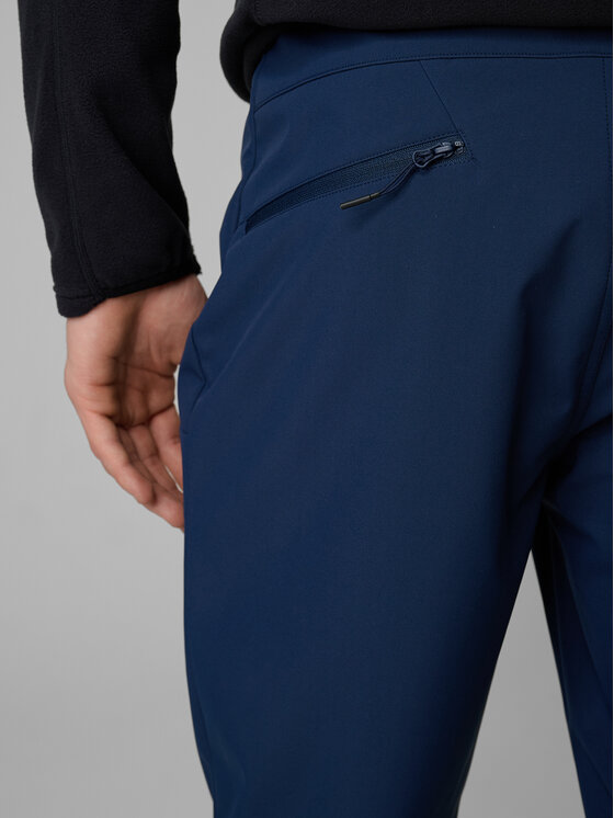 4F 4F Spodnie outdoor MIDSHOP TEXTILE Granatowy Regular Fit