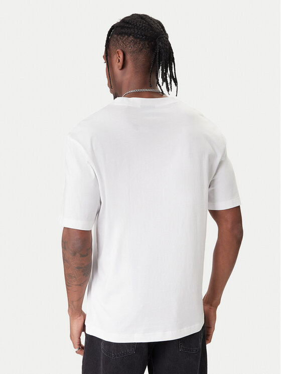 HUGO HUGO T-krekls Nalotrix 50554349 Balts Regular Fit