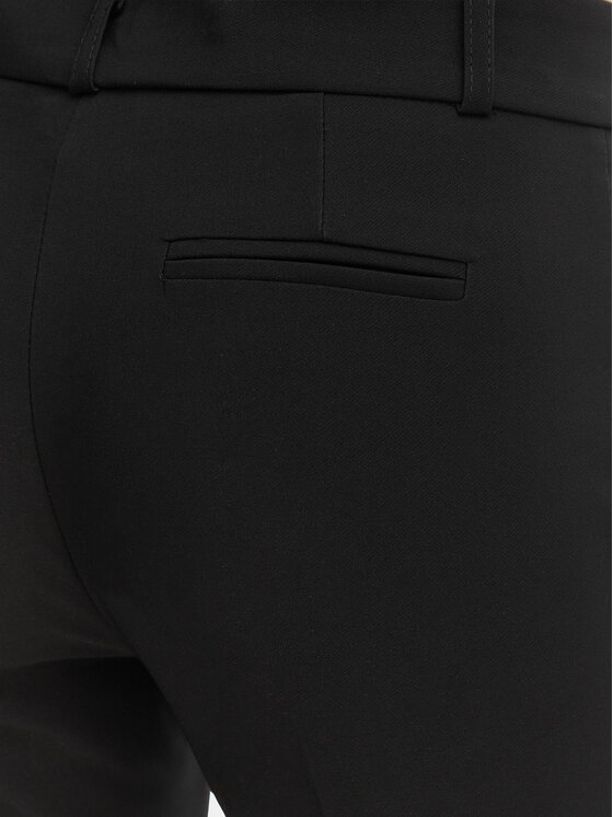 Rinascimento Rinascimento Hlače iz tkanine CFC0128638003 Črna Slim Fit