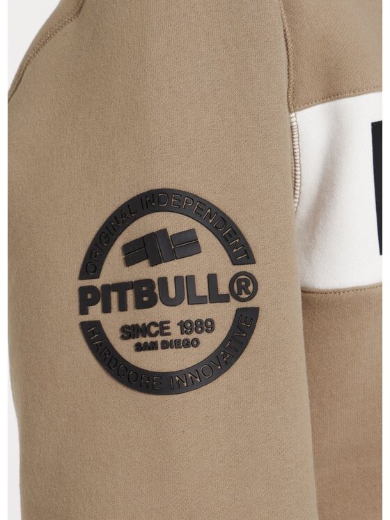 PITBULL PITBULL Bluza AUTOMATIC Beżowy Regular Fit