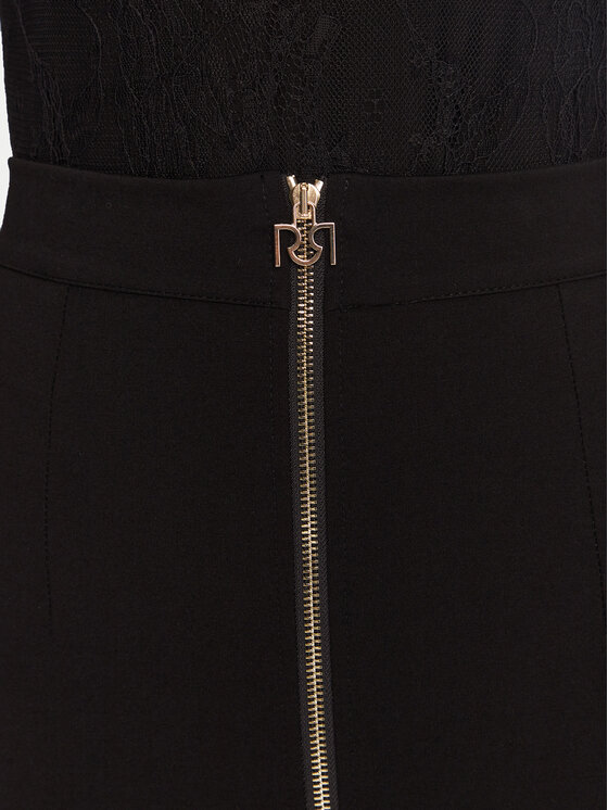 Rinascimento Rinascimento Spódnica ołówkowa CFC0126163003 Czarny Slim Fit