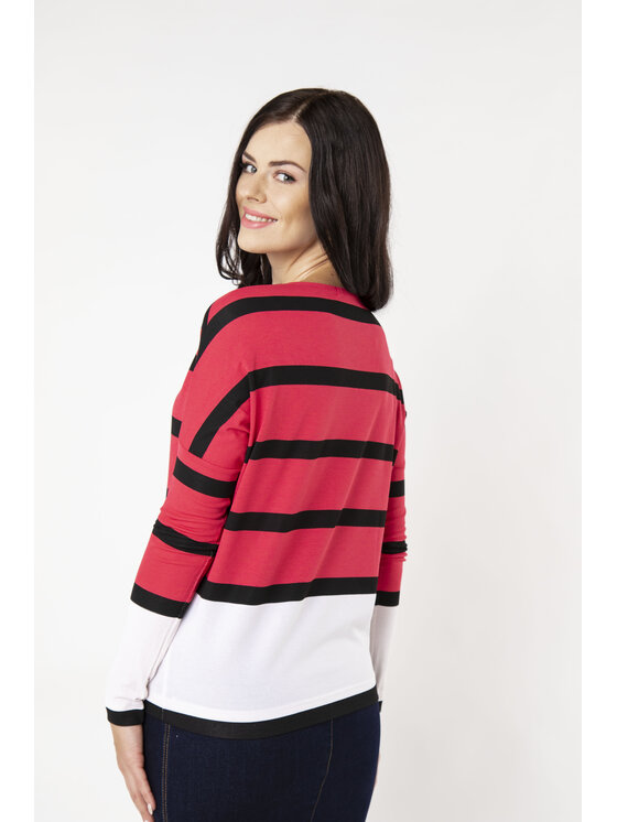 QUIOSQUE QUIOSQUE Bluzka POSY BLOUSE Czerwony Regular Fit