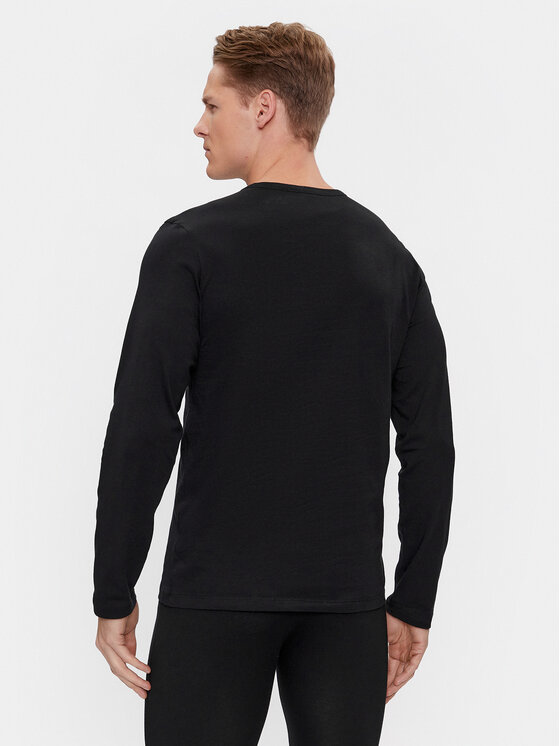 HUGO HUGO Komplet longsleeve 50492631 Czarny Regular Fit