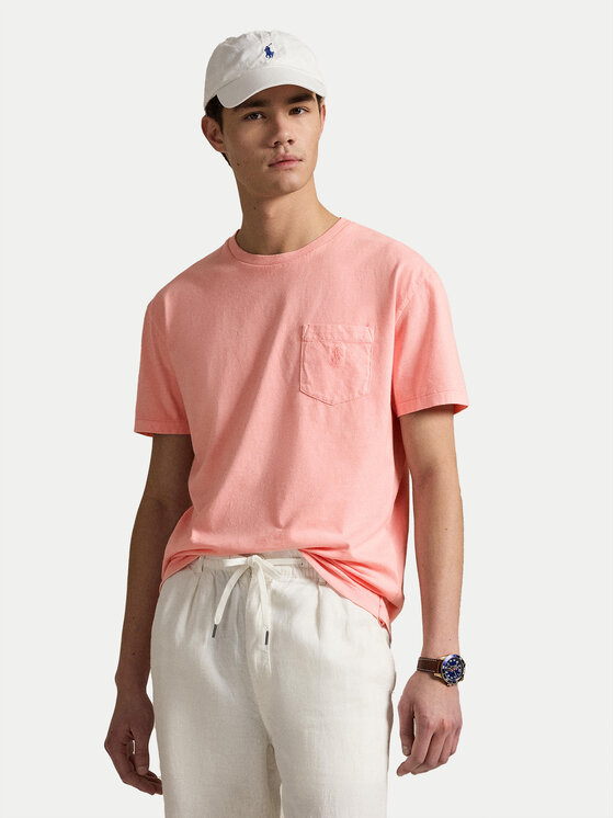 Polo Ralph Lauren Polo Ralph Lauren Póló 710969628005 Rózsaszín Custom Slim Fit