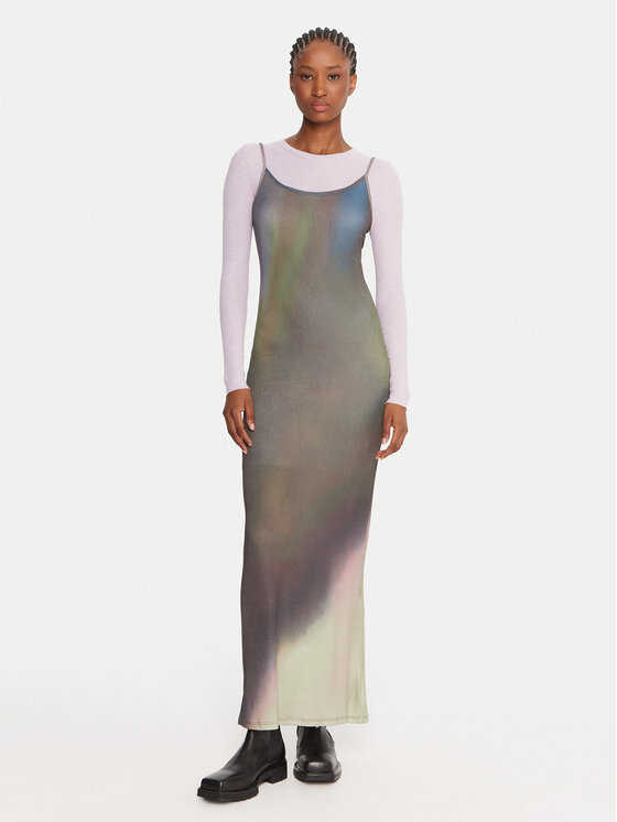 Desigual Desigual Kleid für den Alltag Janis 25WWVK13 Bunt Slim Fit
