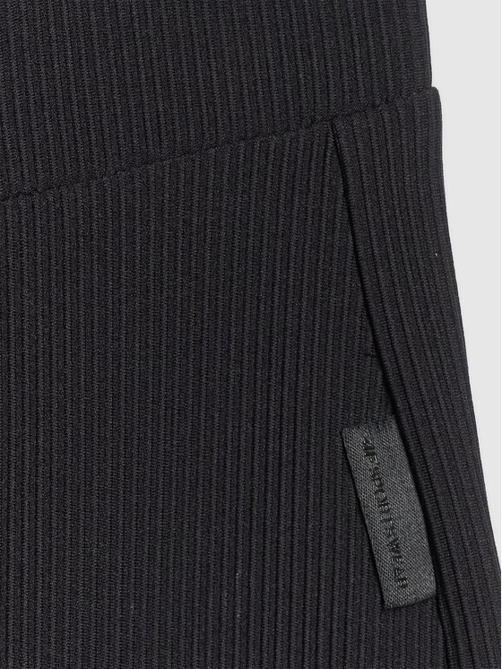 4F 4F Legginsy APRES SKI Czarny Slim Fit