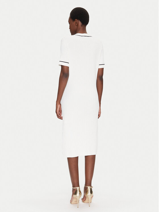 Luisa Spagnoli Luisa Spagnoli Трикотажна сукня Candelotto 100004 Écru Regular Fit