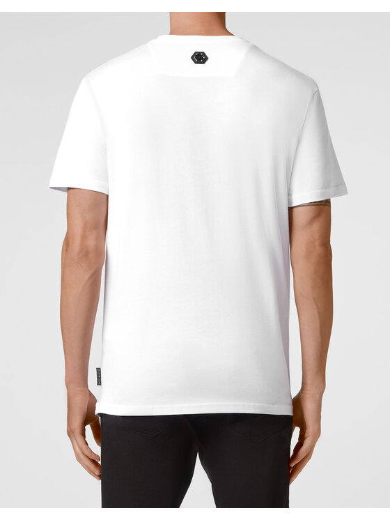 PHILIPP PLEIN PHILIPP PLEIN T-Shirt 6535 Biały Regular Fit