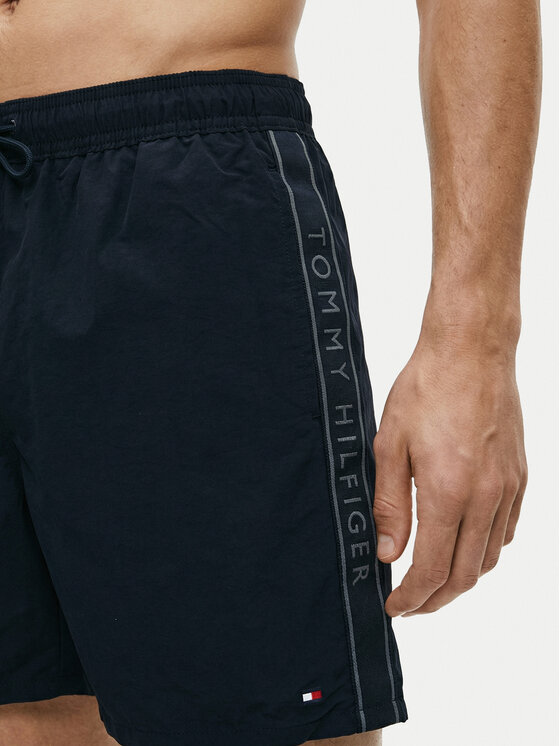 Tommy Hilfiger Tommy Hilfiger Plavecké šortky UM0UM03730 Tmavomodrá Regular Fit