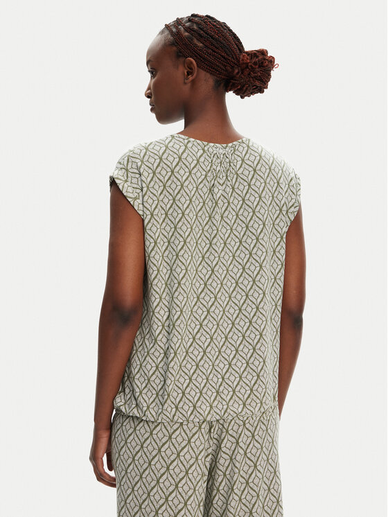 Olsen Olsen Bluse 11105104 Grün Regular Fit