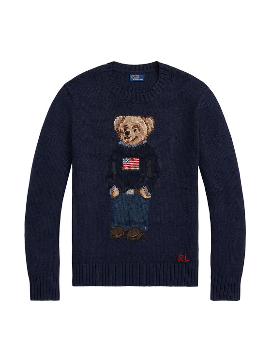 Polo Ralph Lauren Polo Ralph Lauren Pulover 211927070001 Bleumarin Relaxed Fit