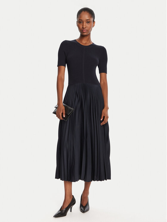 BOSS BOSS Rochie de zi Fadridi 50535658 Albastru Regular Fit