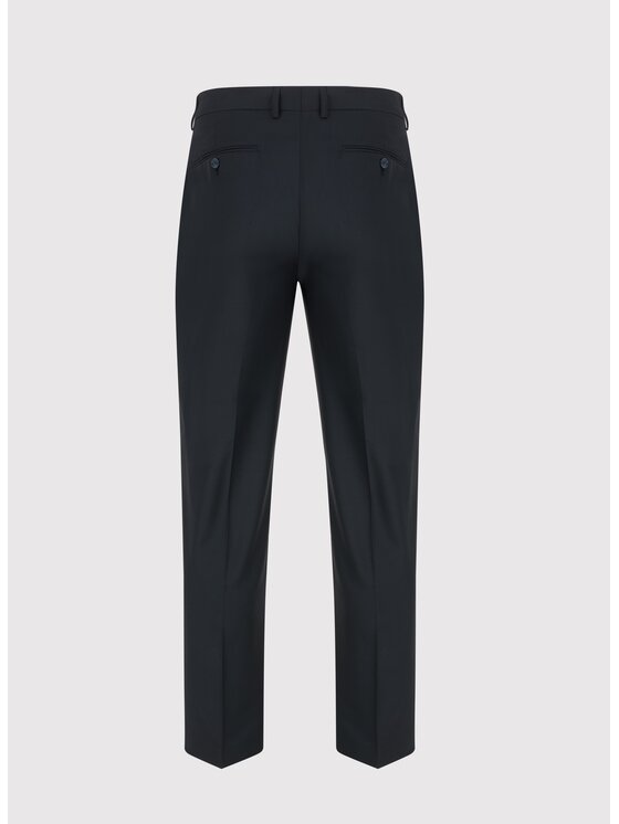 Pako Lorente Pako Lorente Spodnie garniturowe P24SP-6S-001 Czarny Slim Fit