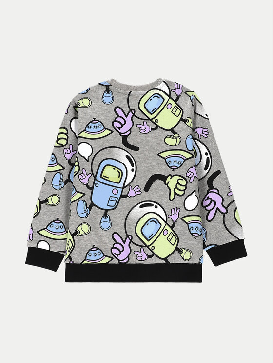Coccodrillo Coccodrillo Суитшърт ZC4132101WBK Сив Regular Fit