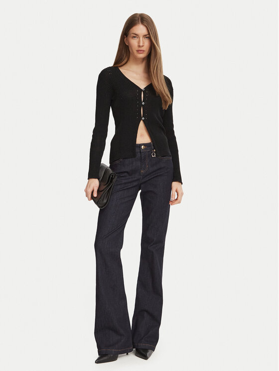 Just Cavalli Just Cavalli Jeans 81PAB5F4 CDWFR Blu scuro Flare Fit