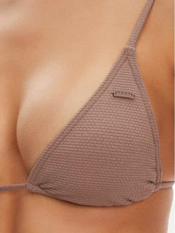 Roxy Roxy Bikini Lasca Tiki Tri ERJX203573 Brązowy