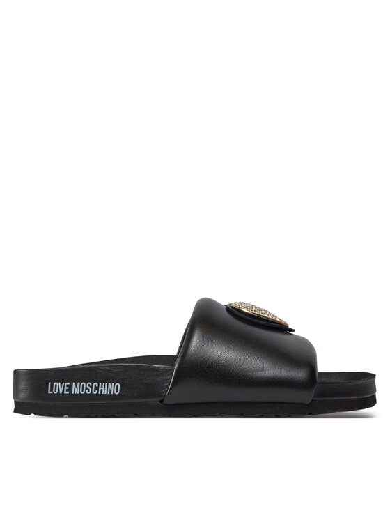 Şlapi LOVE MOSCHINO JA28183G1IIE0000 Negru