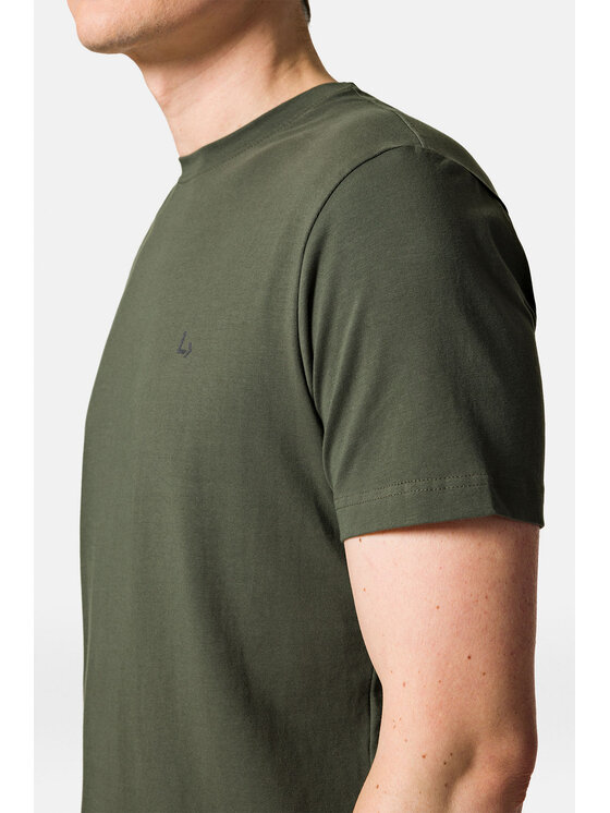 Lancerto Lancerto T-Shirt Linus TS073123000028 Zielony Regular Fit