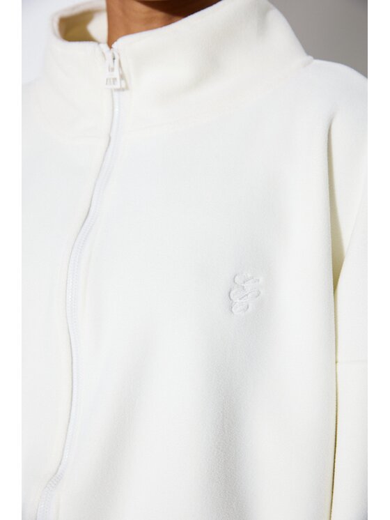 Estro Estro Tepláková souprava ER00118831 Bílá Loose Fit