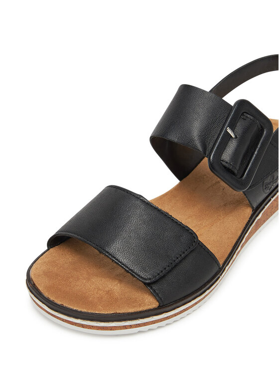Rieker Rieker Sandalen V3667-00 Schwarz