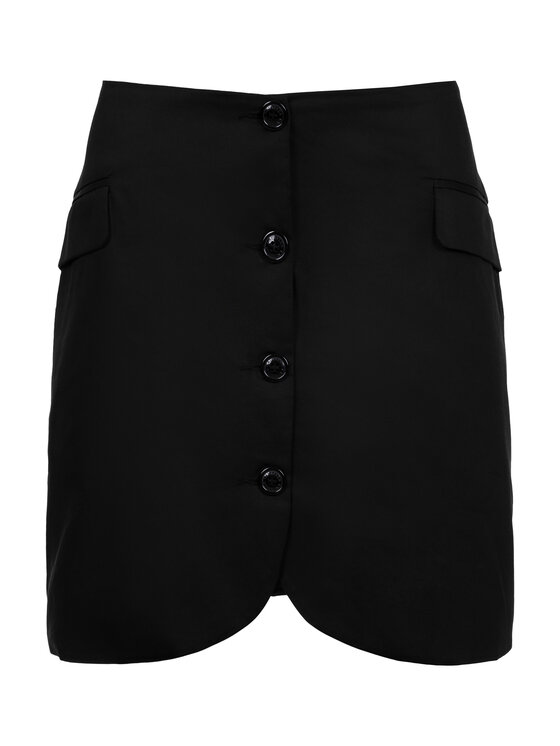 LAURELLA LAURELLA Sukně 7TU005 Černá Regular Fit