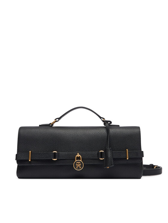 Tommy Hilfiger Geantă American Icon Clutch AW0AW19214 Negru