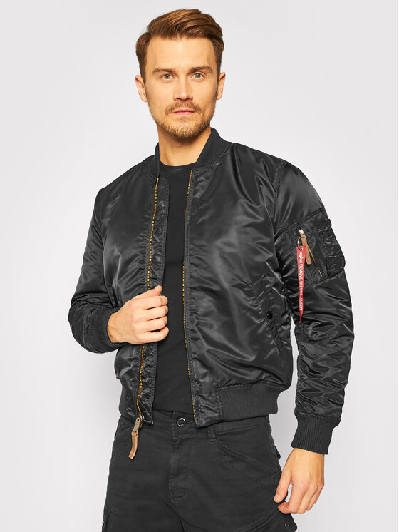 Alpha Industries Alpha Industries Bomber striukė Ma-1 Vf 59 191118 Juoda Slim Fit